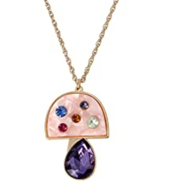 Betsey Johnson Mushroom Necklace 並行輸入